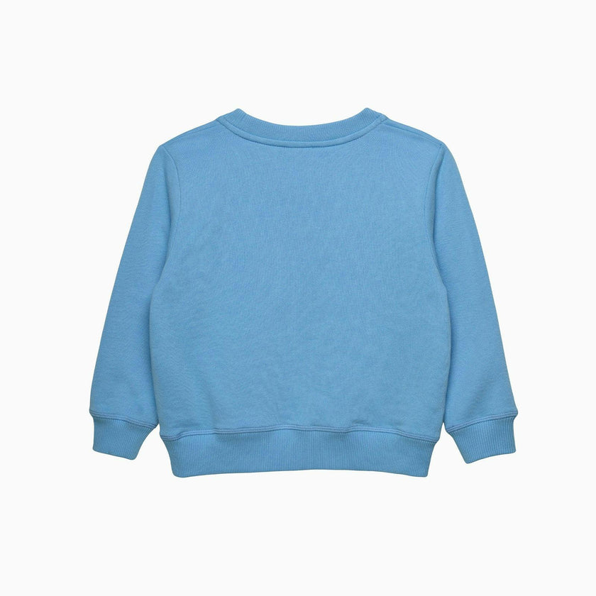 Here Comes Trouble Sweatshirt in Blue/Pink