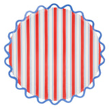 Nautical Striped Dinner Plates