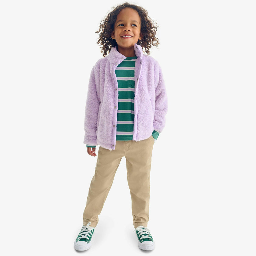 Kids stretch chino drawstring pant