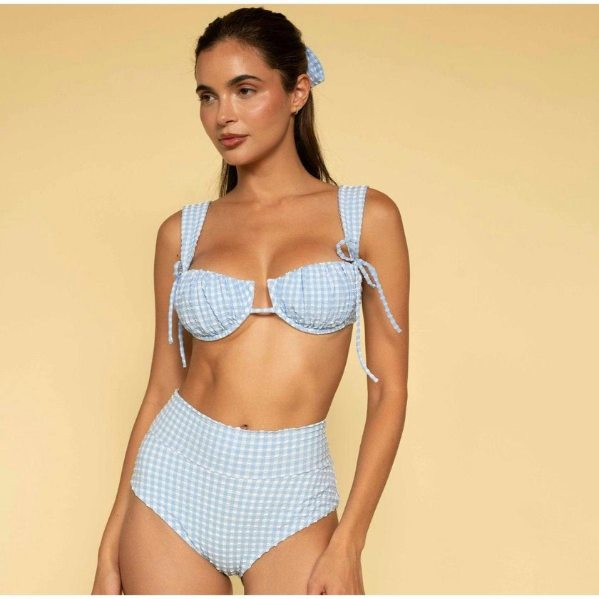 Added Coverage High Rise Bikini Bottom