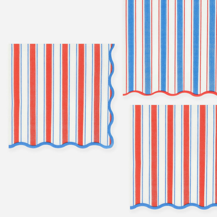 Nautical Striped Large Napkins