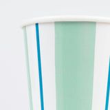 Preppy Stripe Cups