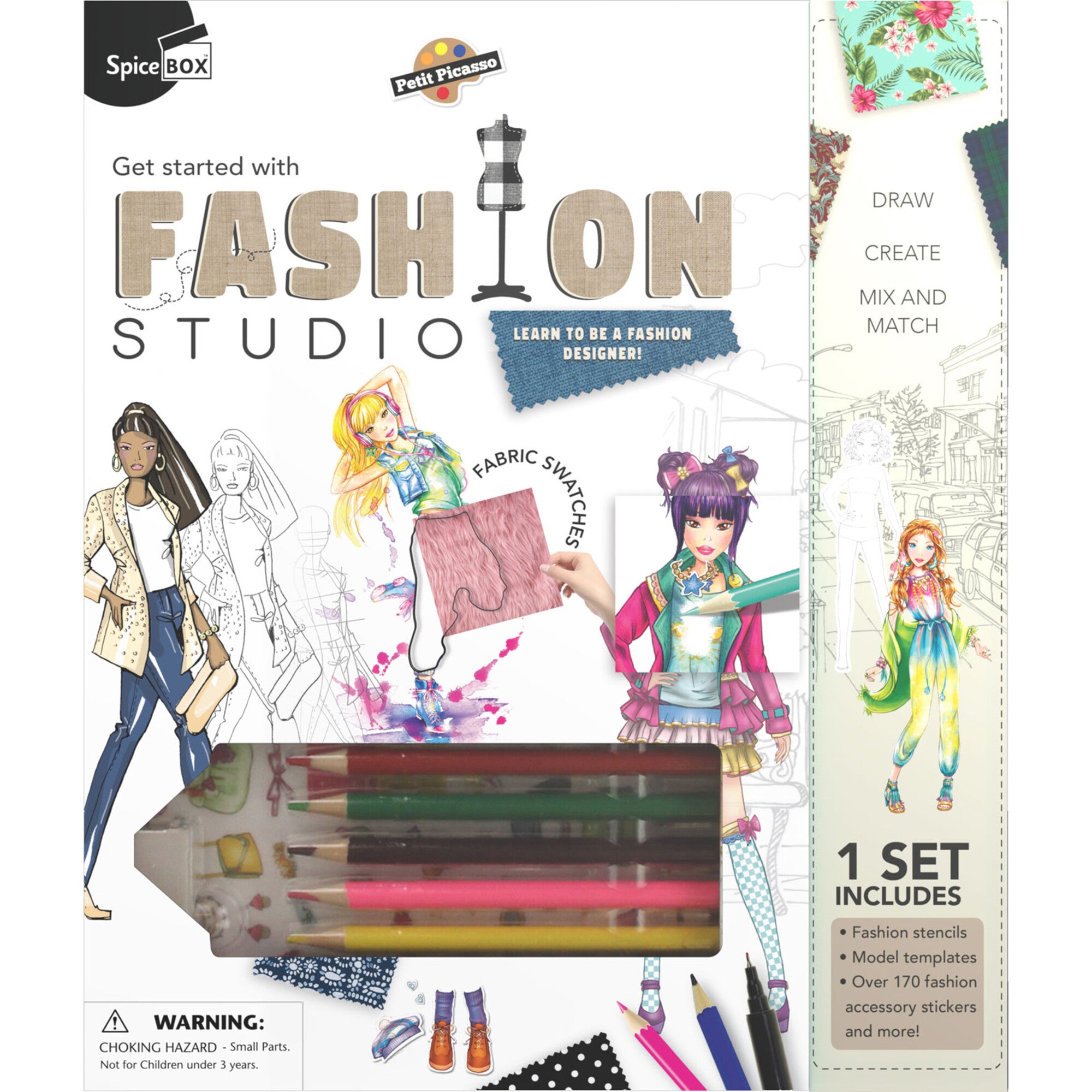 Petit Picasso: Fashion Studio - Learn To Be A Fashion Designer Activity Kit
