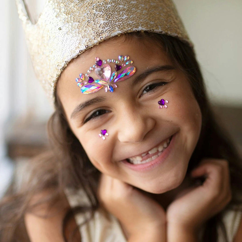 Precious Sequins "Gold" Cape & Crown Bundle