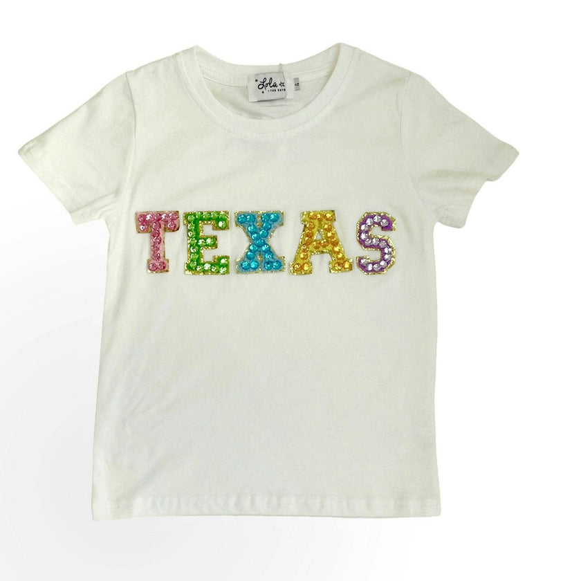 Crystal Texas Crew Neck T-Shirt