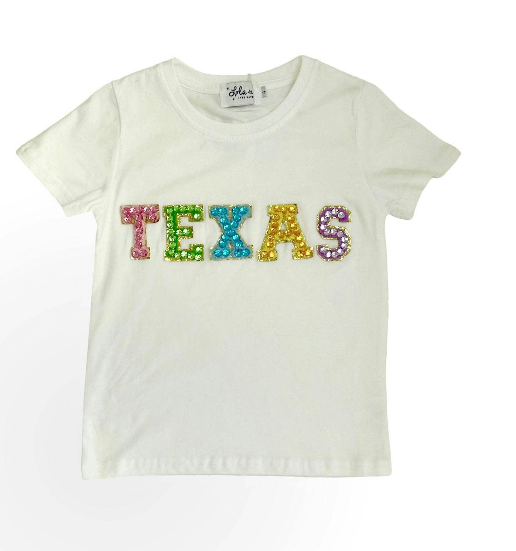 Crystal Texas Crew Neck T-Shirt