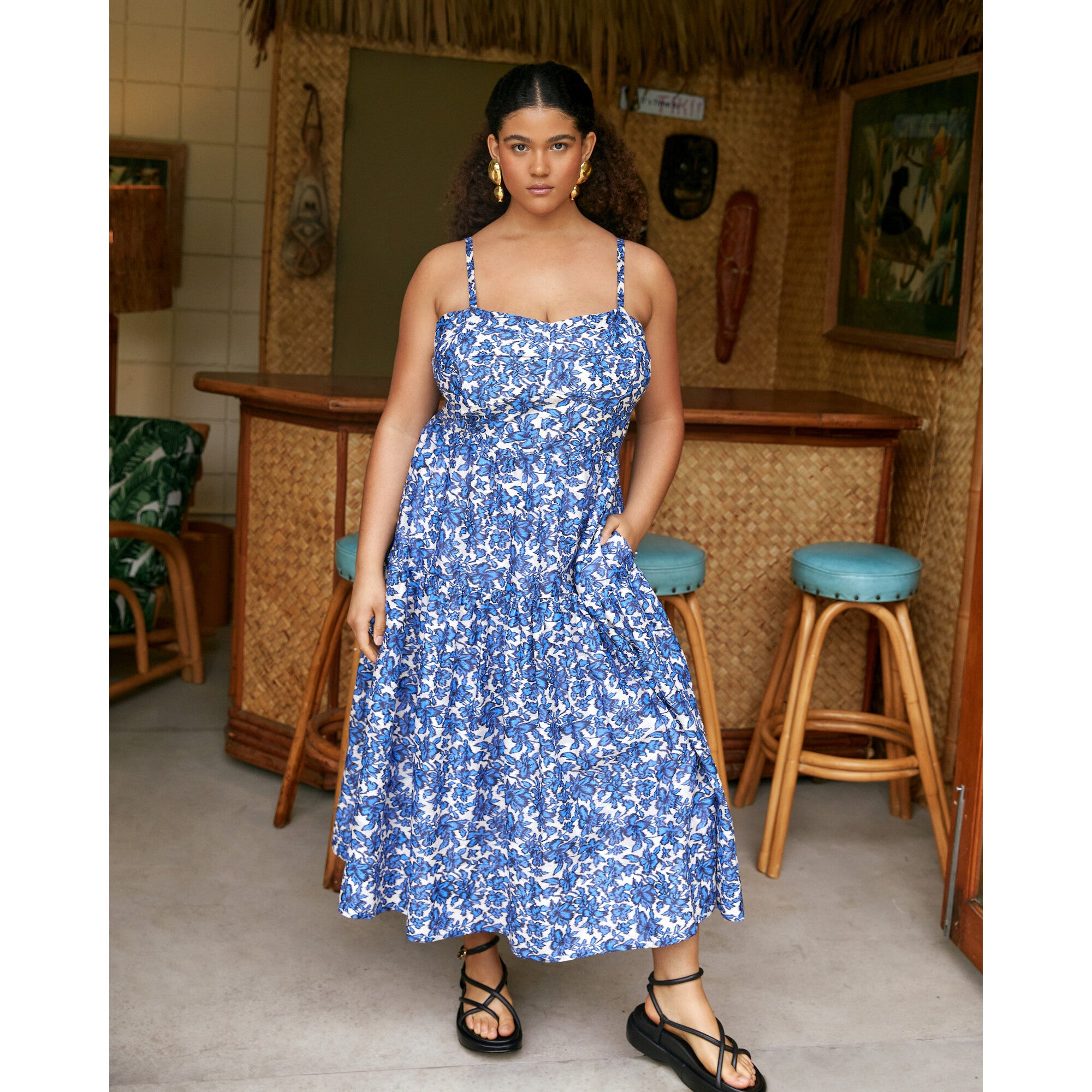Women's Verona Dress, Blue