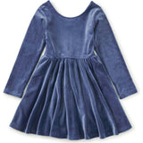 Velour Ballet Dress, Blue