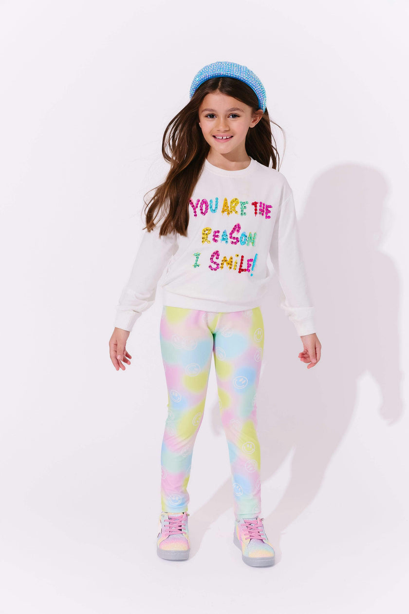 Rainbow Smiley Leggings