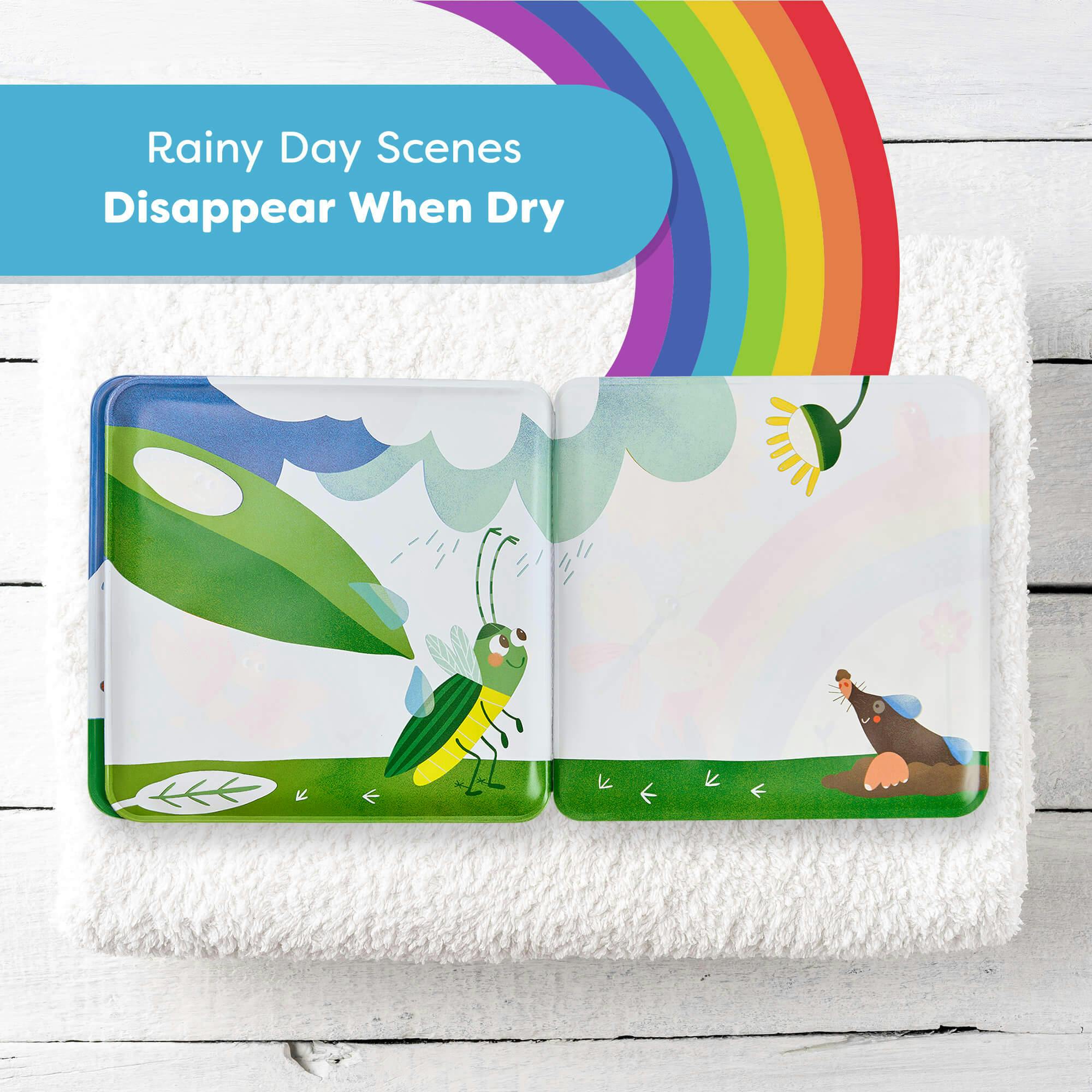 Toddler Bath Book Bundle - Set of 3 Magic Color Changing Bath Books
