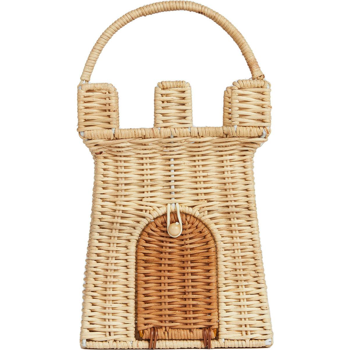 Rattan Castle Bag