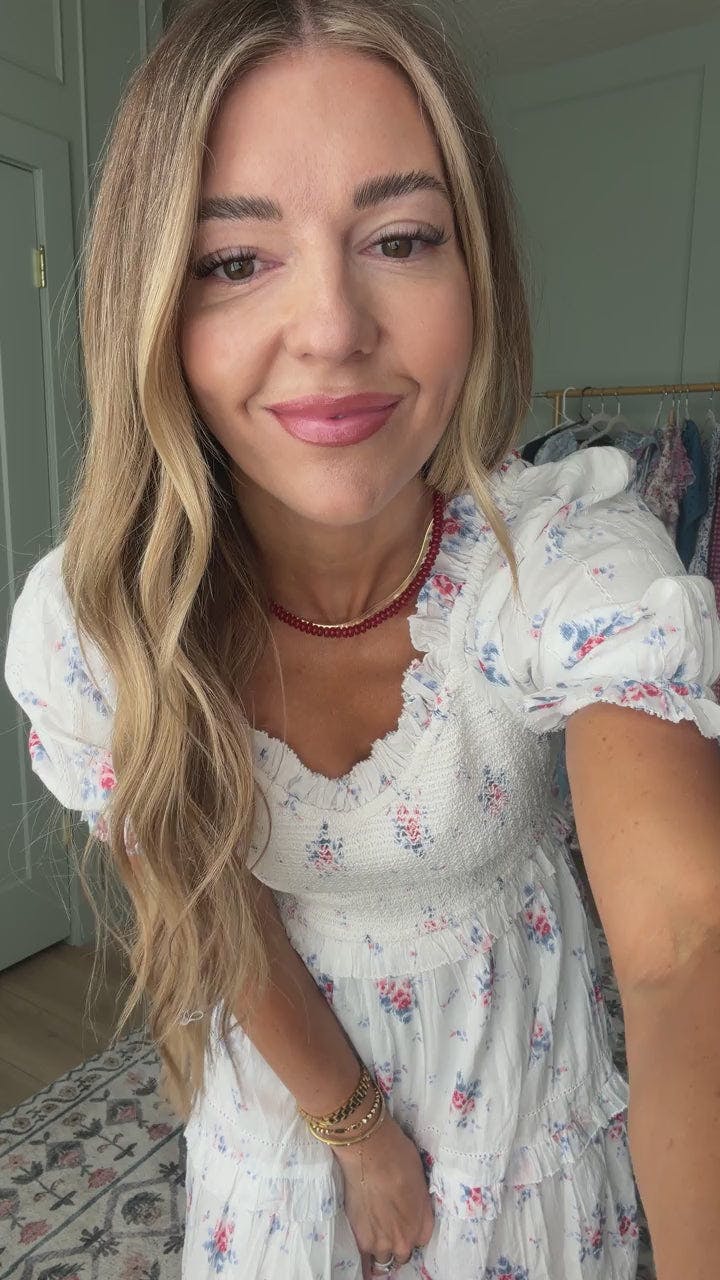 Emily Dress in Heritage Soft Ditsy Floral