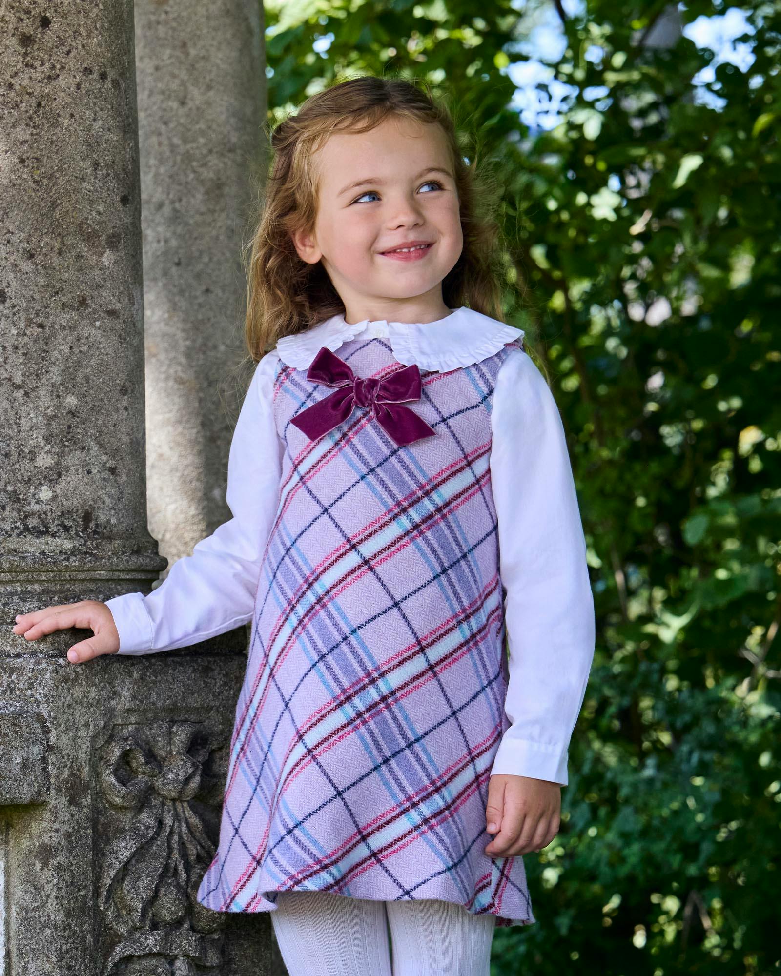 Eleanor Check Pinafore
