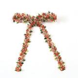 Halo Luxe Gia Embroidered Floral Bow Hair Clip - Mauve