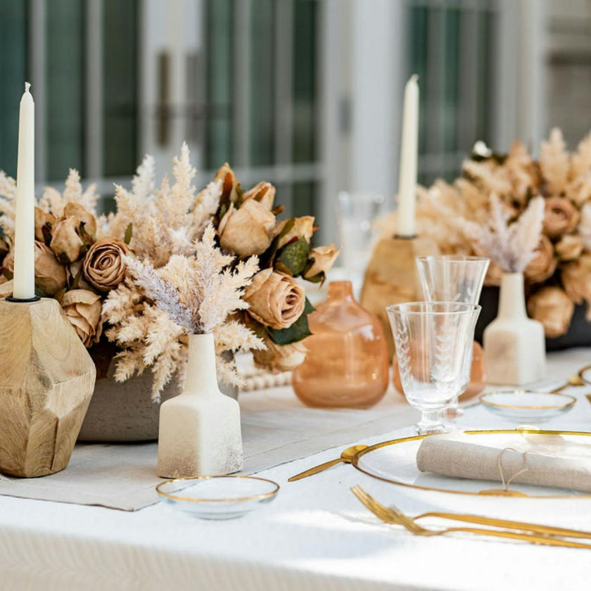 DH Rosee Pampas Floral Arrangement