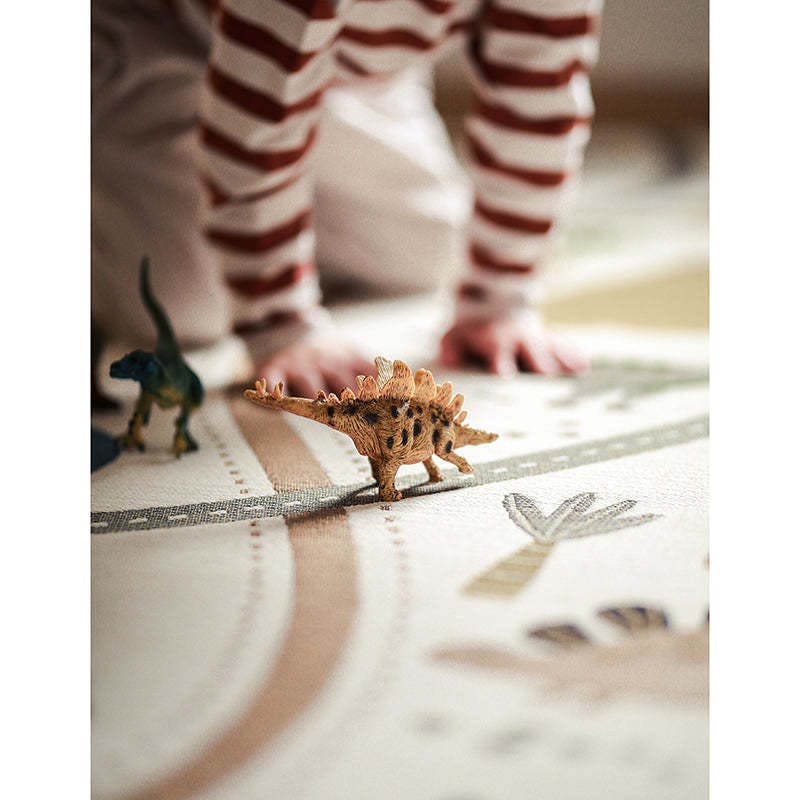 Flat Woven Graphic Print Rectangular Play Rug