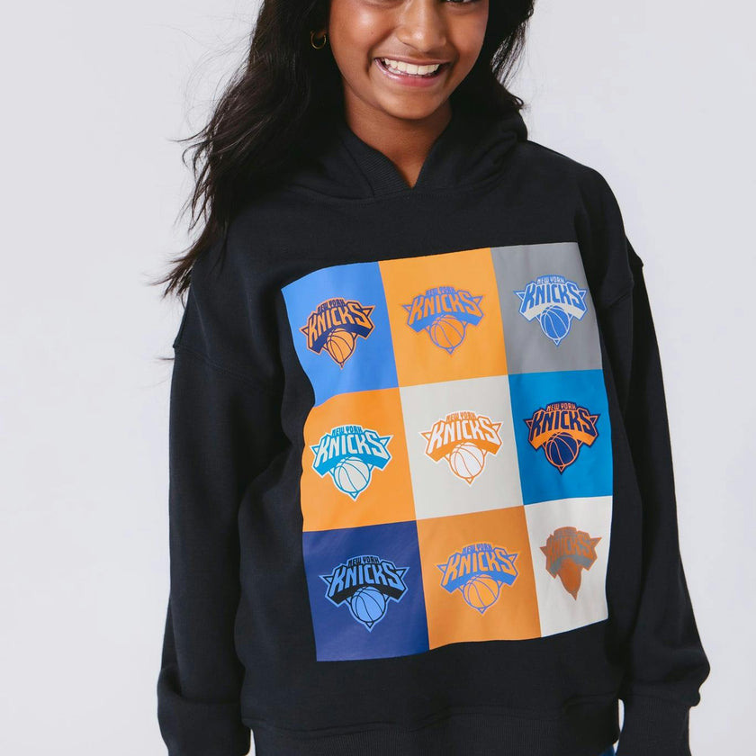 New York Knicks Basketball Girls Technicolor Hoodie