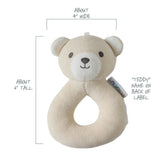 SNUGGLE + SHAKE - Baby Lovey Security Blanket Toy and Rattle Set