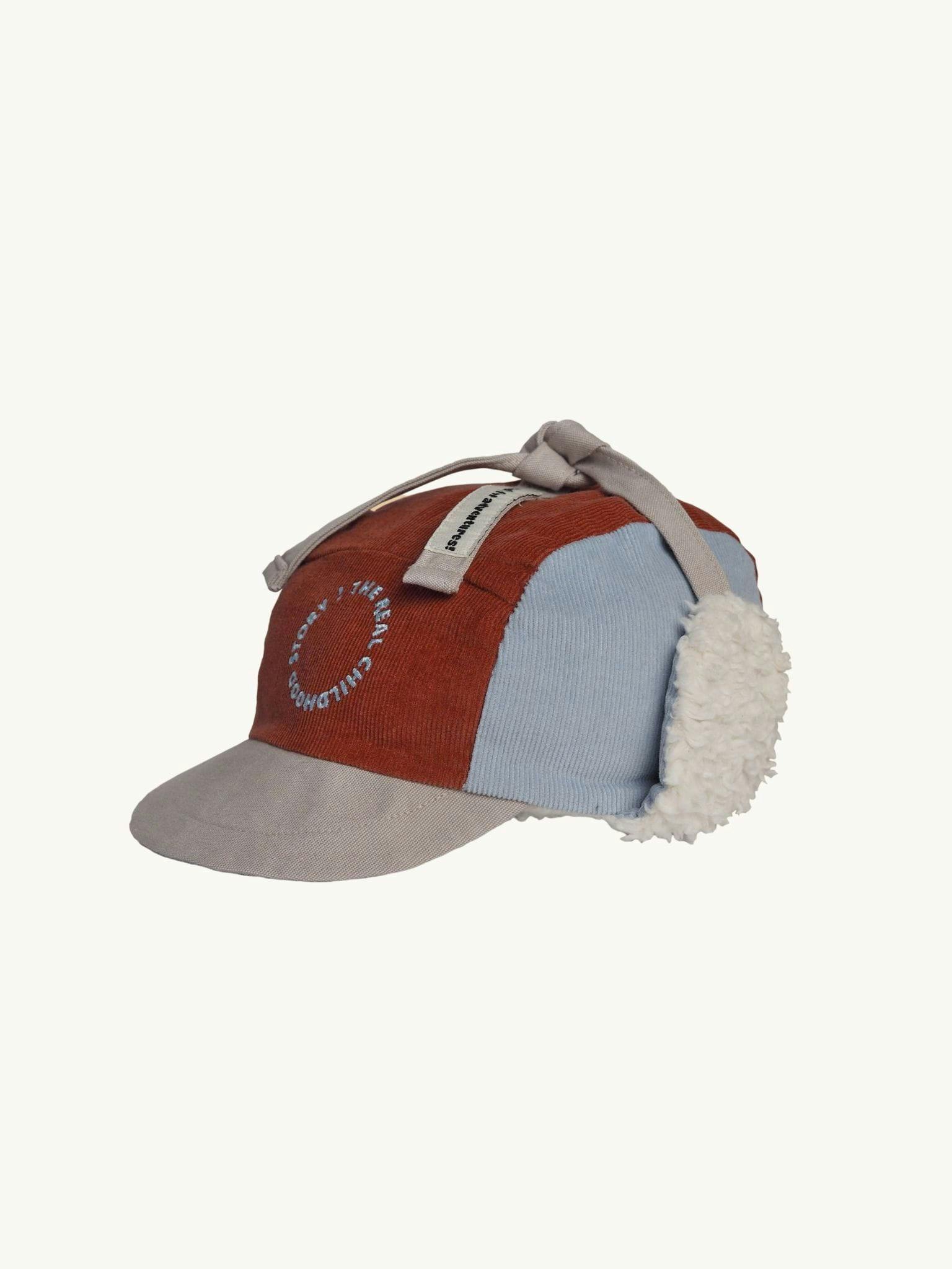children's organic cotton cap - arctic cherry