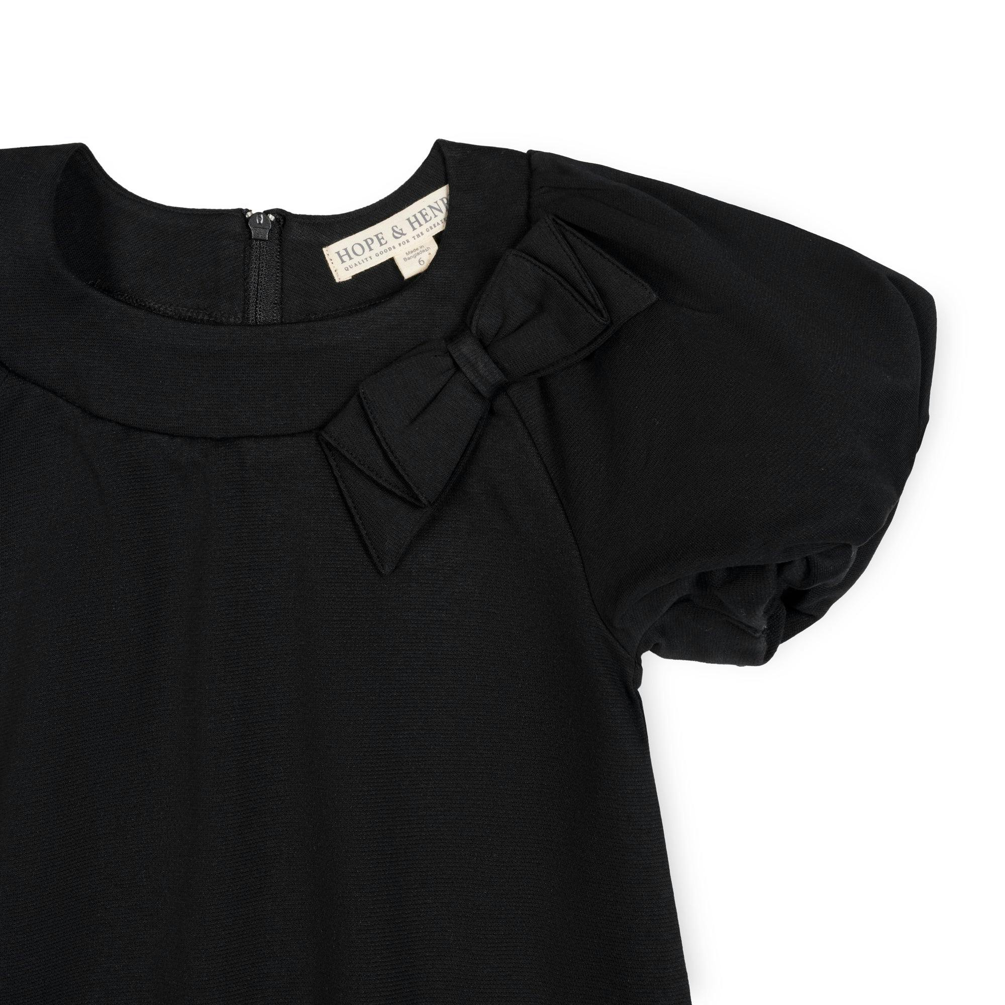 Bubble Sleeve Ponte Dress