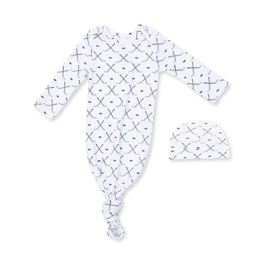 Simple Hockey - Knotted Gown and Beanie Hat