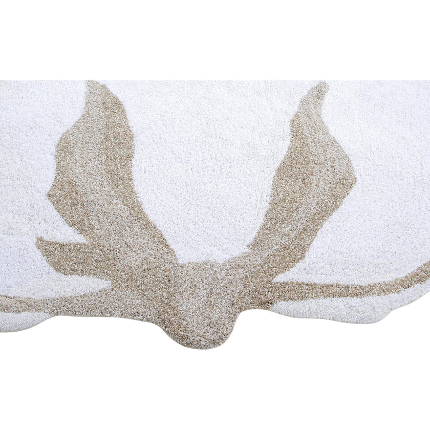 Cotton Flower Washable Rug