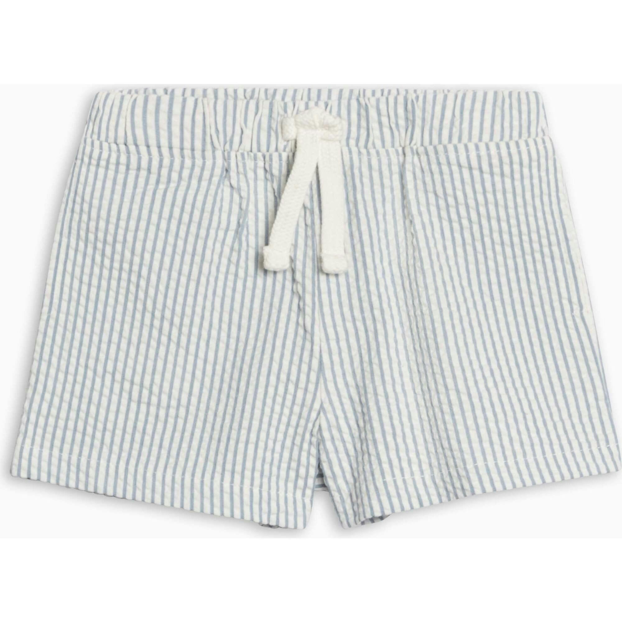 Nixie Seersucker Shorts - Shore Stripe / Sea