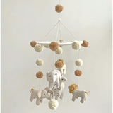 Kendi Safari Animal Nursery Ceiling Hanging Decor