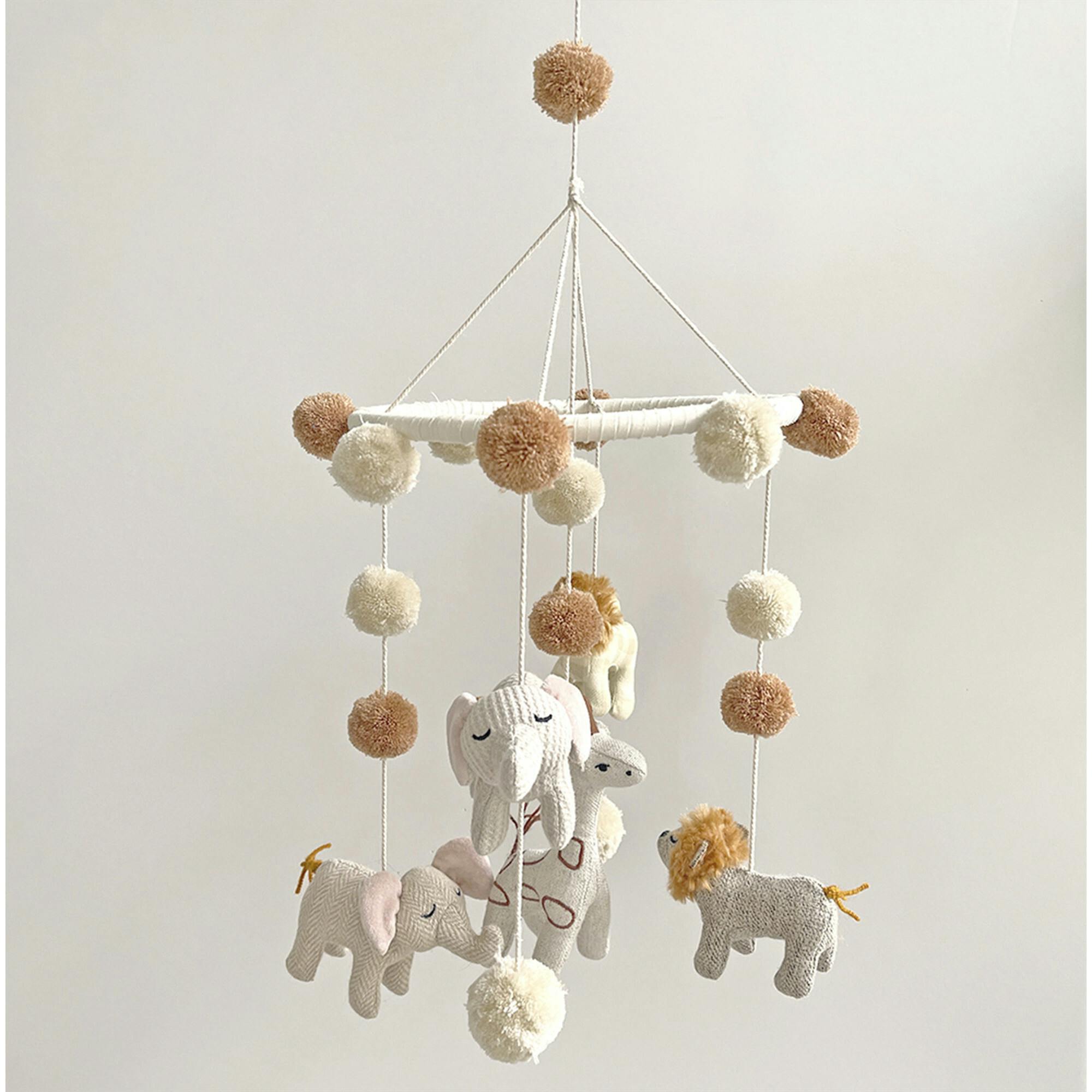 Kendi Safari Animal Nursery Ceiling Hanging Decor
