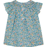 Made With Liberty Fabric Smocked Girls Blouse Soleil