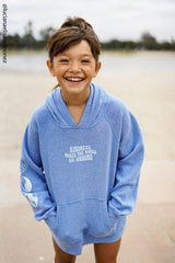 Kid's Blue World Hoodie-Unisex