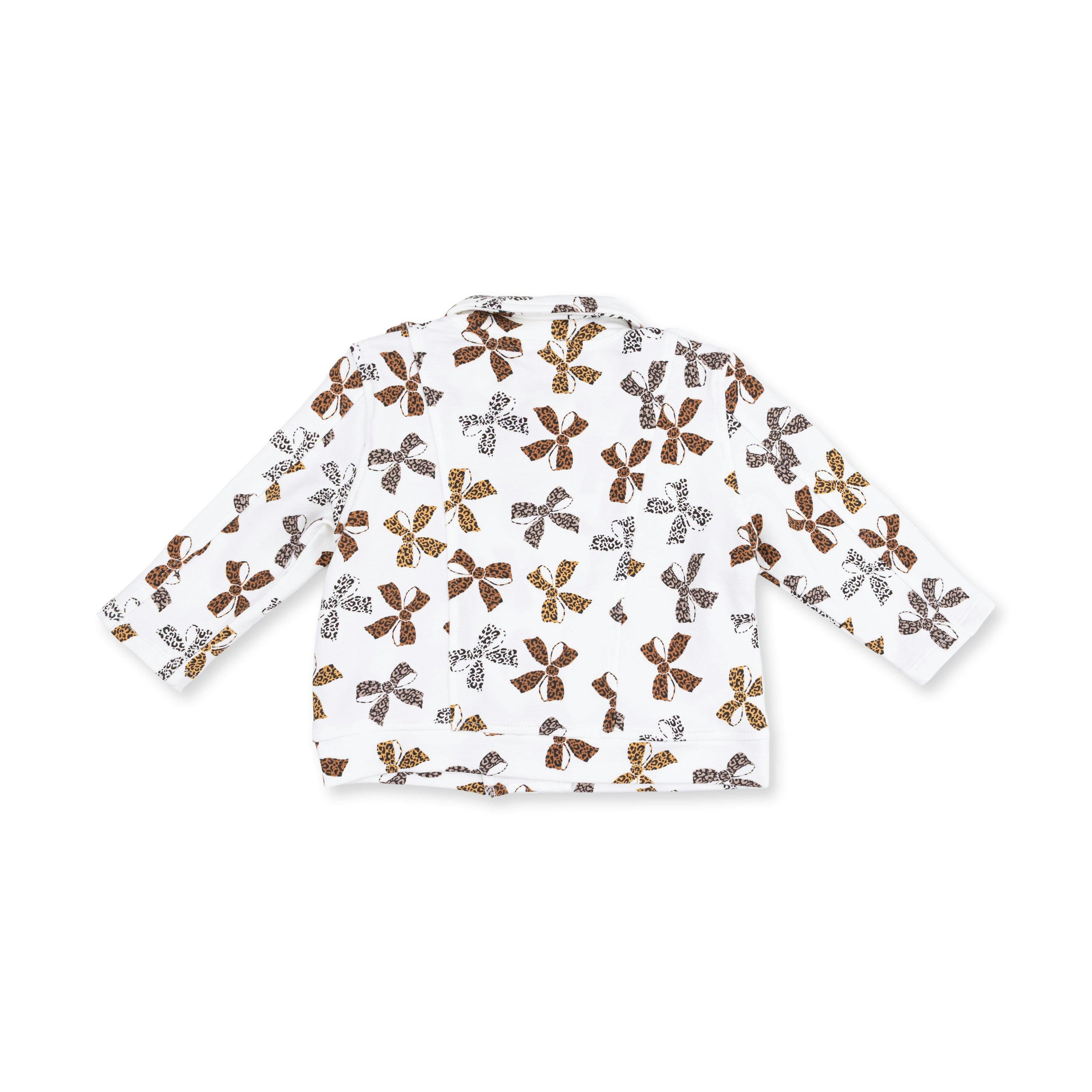 Leopard French Terry - Motorcycle Jacket