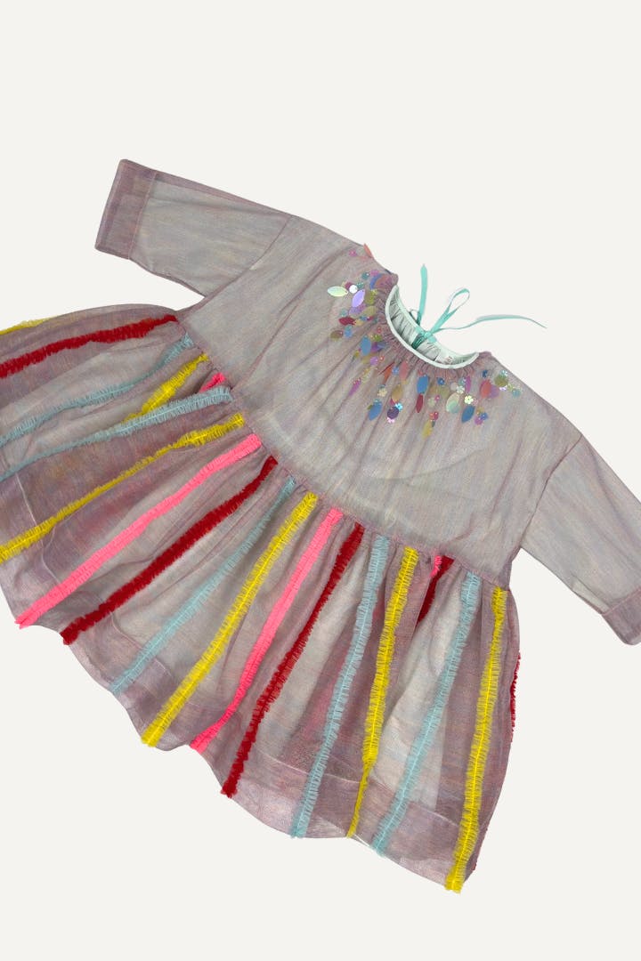 ESTRELLA SEQUINED FROCK