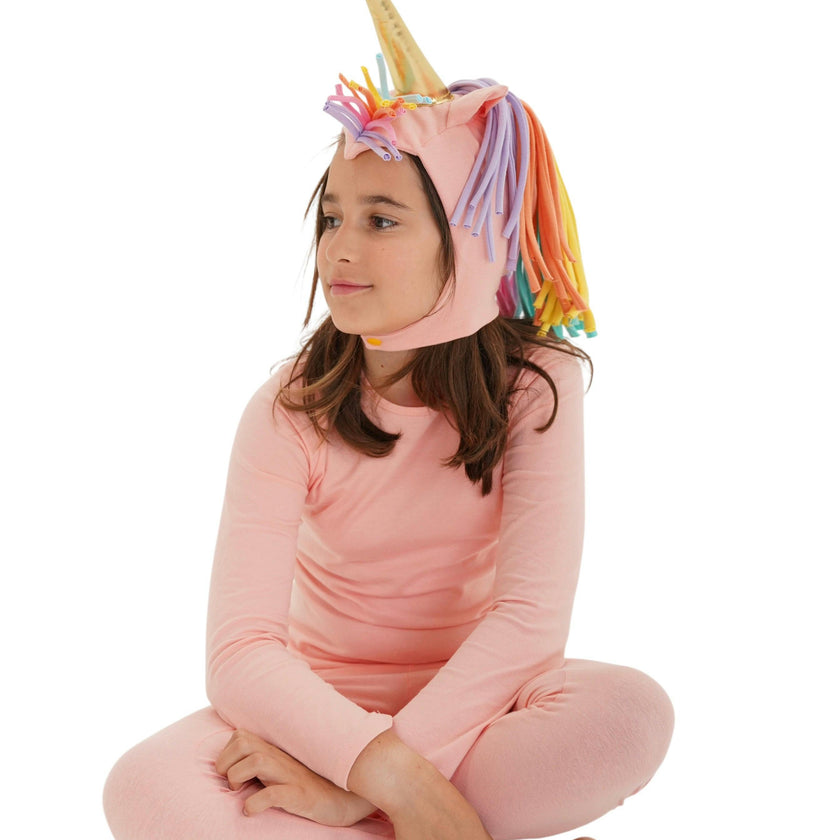 Sunrise Peach Unicorn Pajama Costume