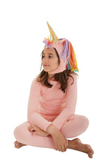 Sunrise Peach Unicorn Pajama Costume