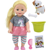 Lil Tots: 14" Talking Pet Grooming Playset - Doll
