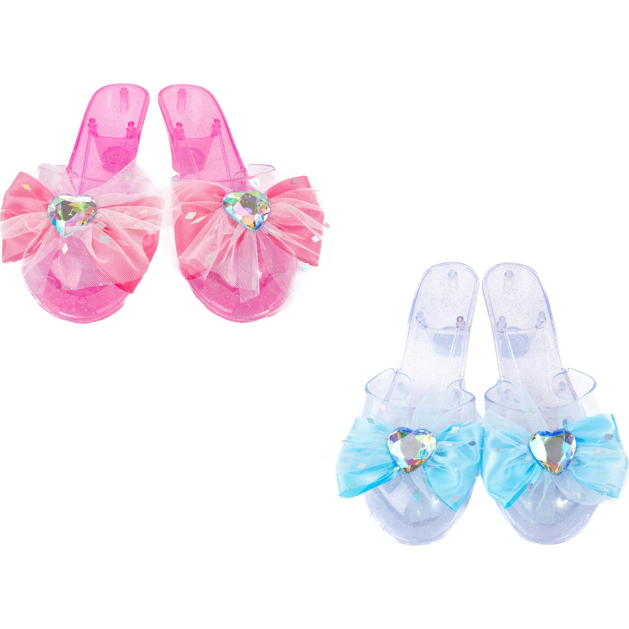 Dancing Diva Pink and Blue Shoes, 2pc Bundle