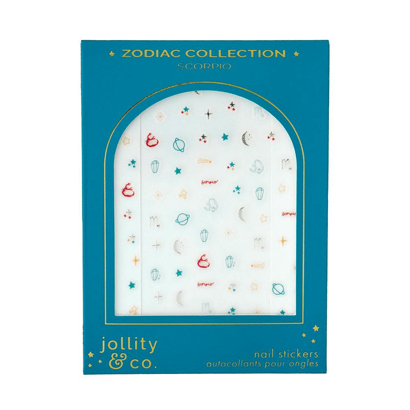 Zodiac Scorpio Nail Stickers