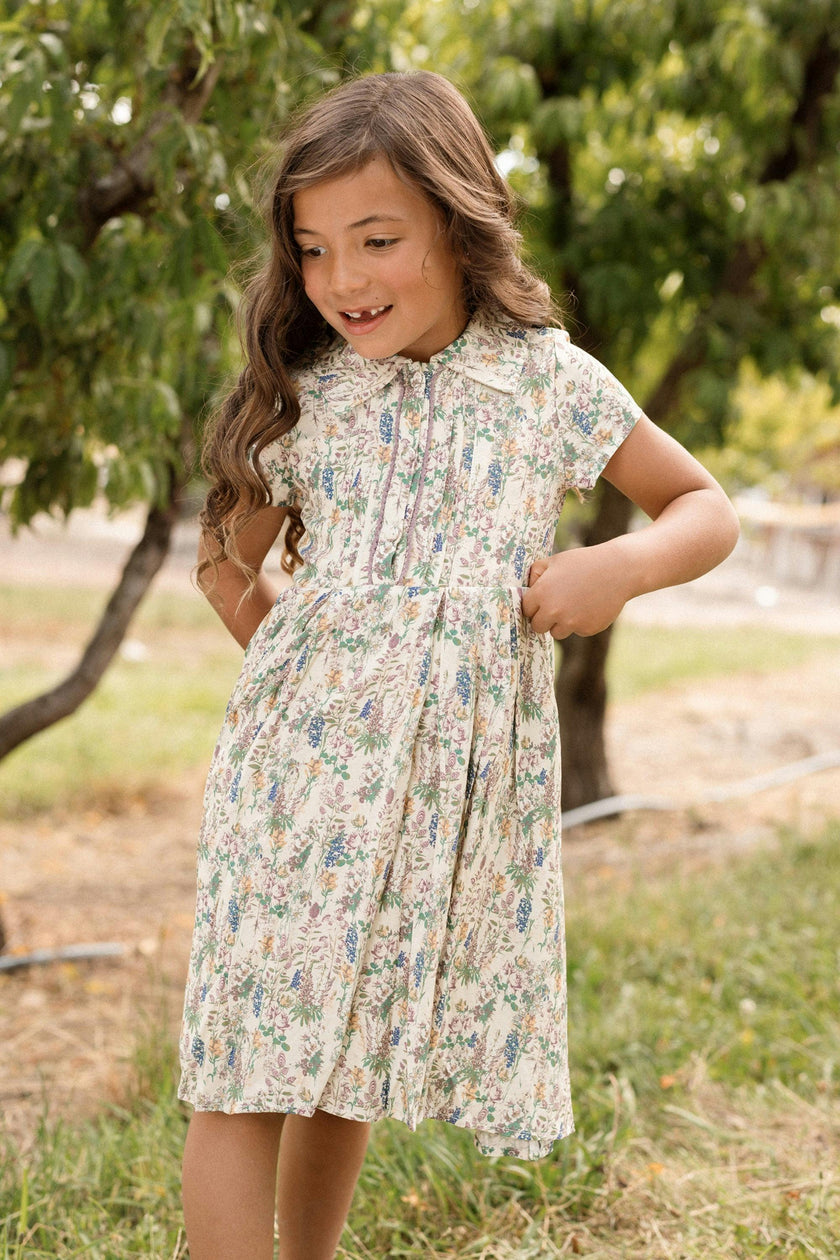 Mini Amber Dress in Autumn Bouquet