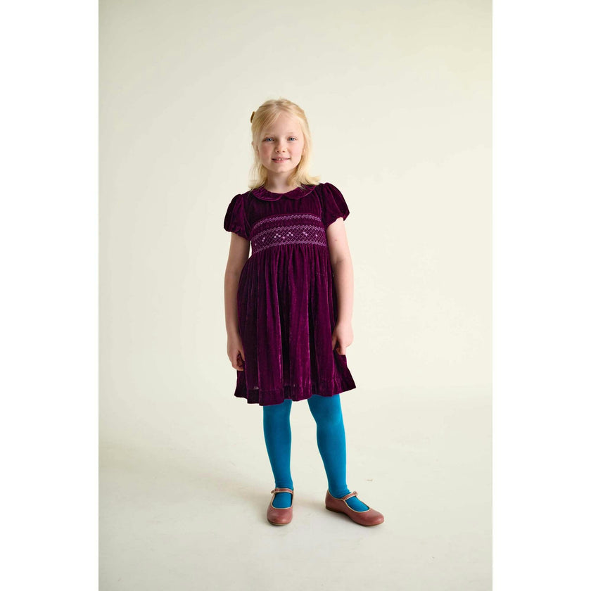 Smocked Girls Party Dress Janey