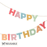 Felt Happy Birthday Garland