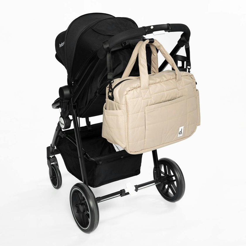 Diaper Bag With Changing Mat Beige