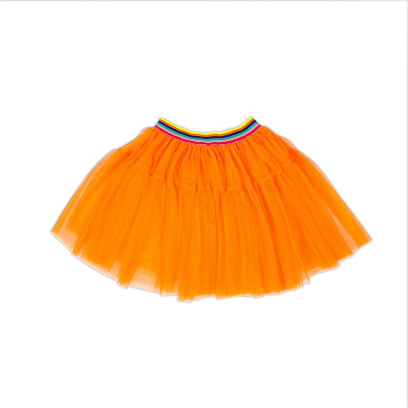 Jr Star Adult Short Orange Glow Skirt