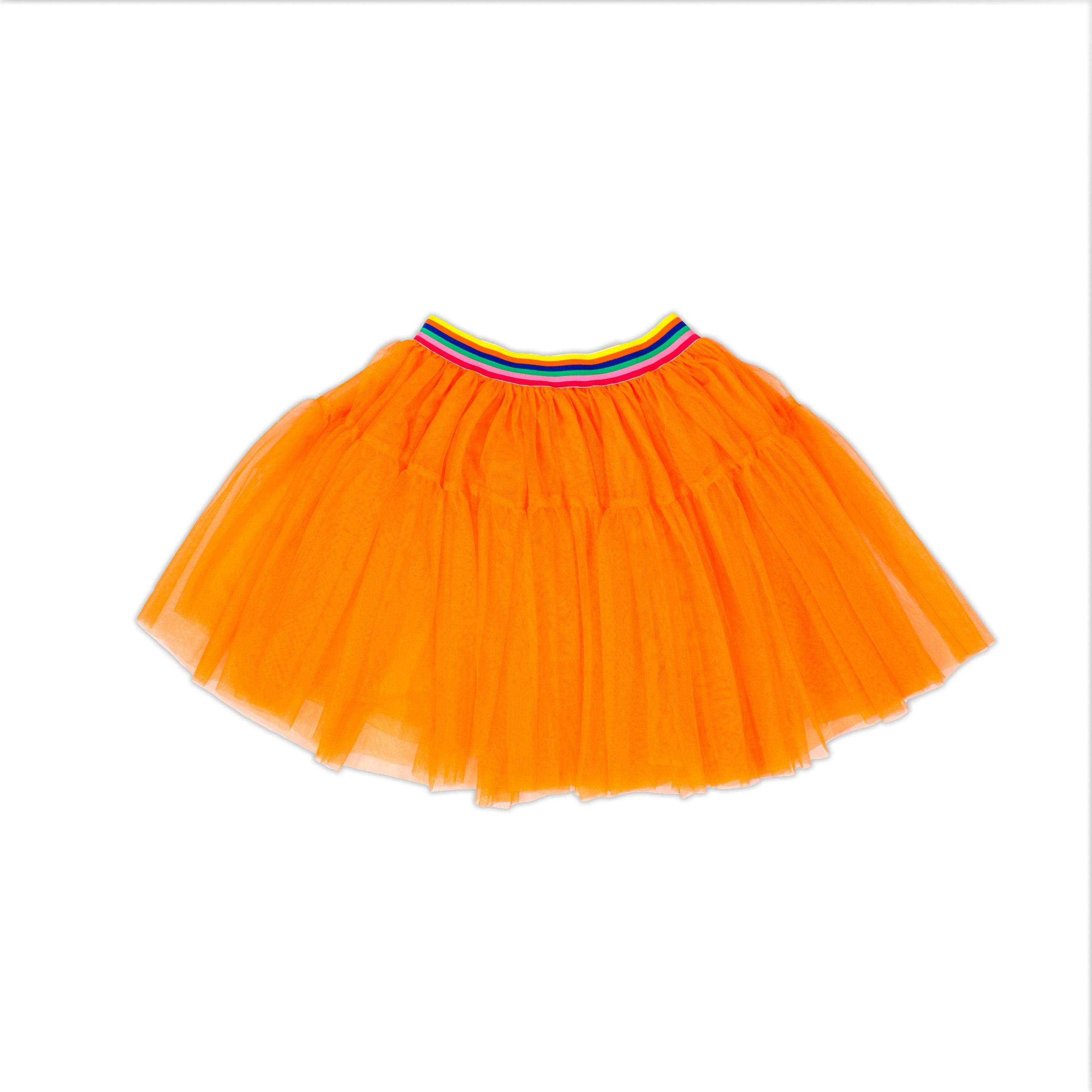 Jr Star Adult Short Orange Glow Skirt