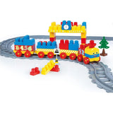 Dolu: Train Set - 89 Pcs - Blocks Assembly Station & Tracks