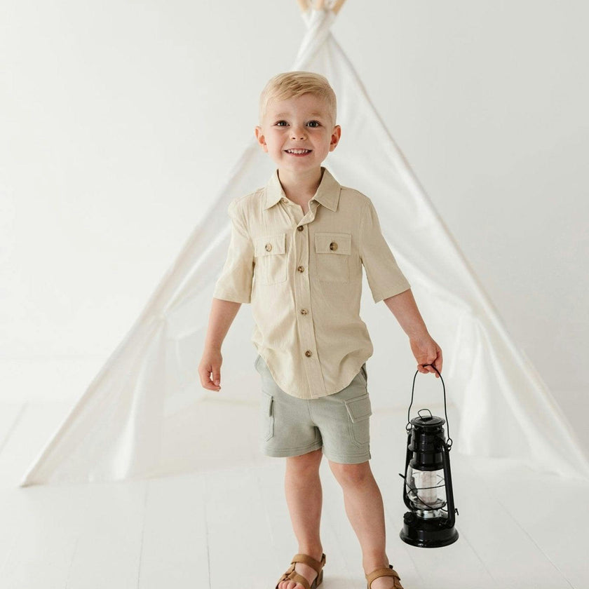 Boy's Utility Shirt Harbor Blue