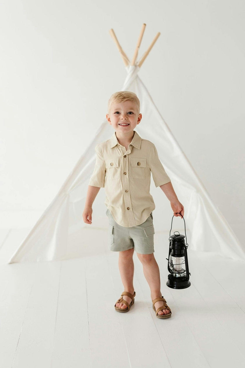Boy's Utility Shirt Harbor Blue