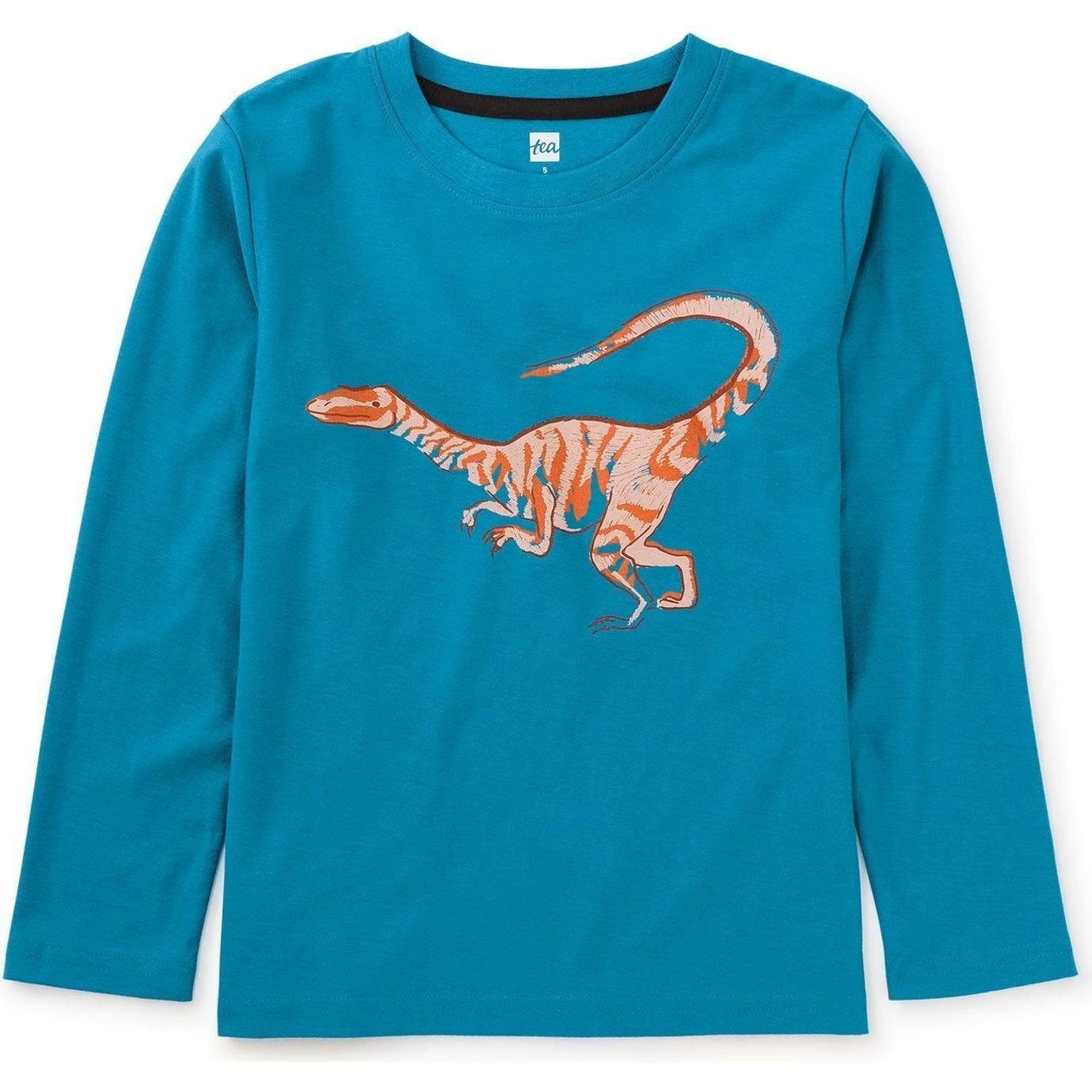 Velociraptor Graphic Tee, Blue