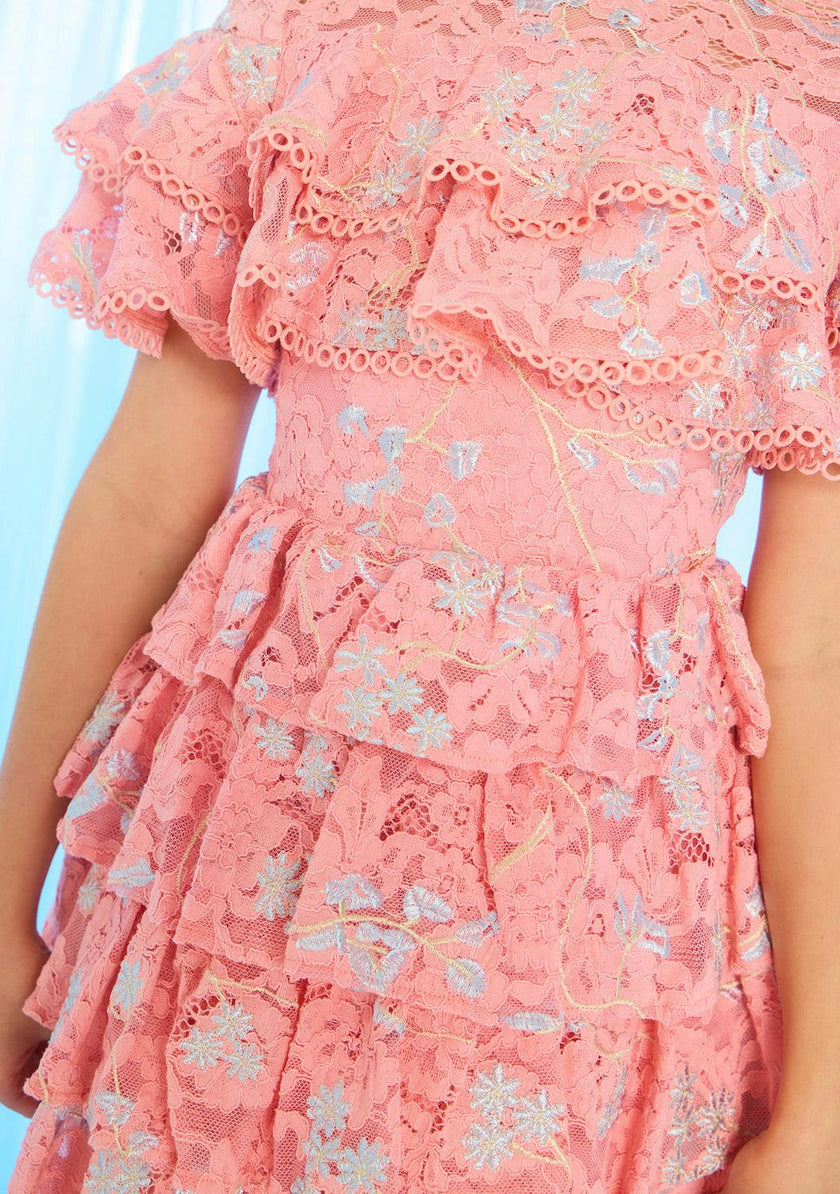 Allyson Frill Mini Dress