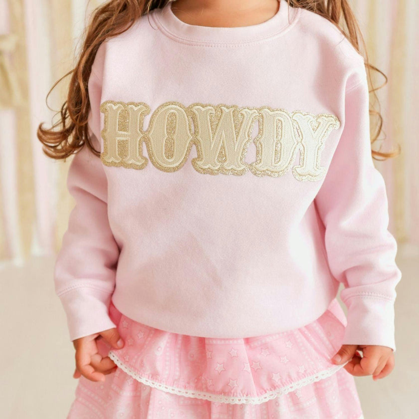 Howdy Patch Western Sweatshirt